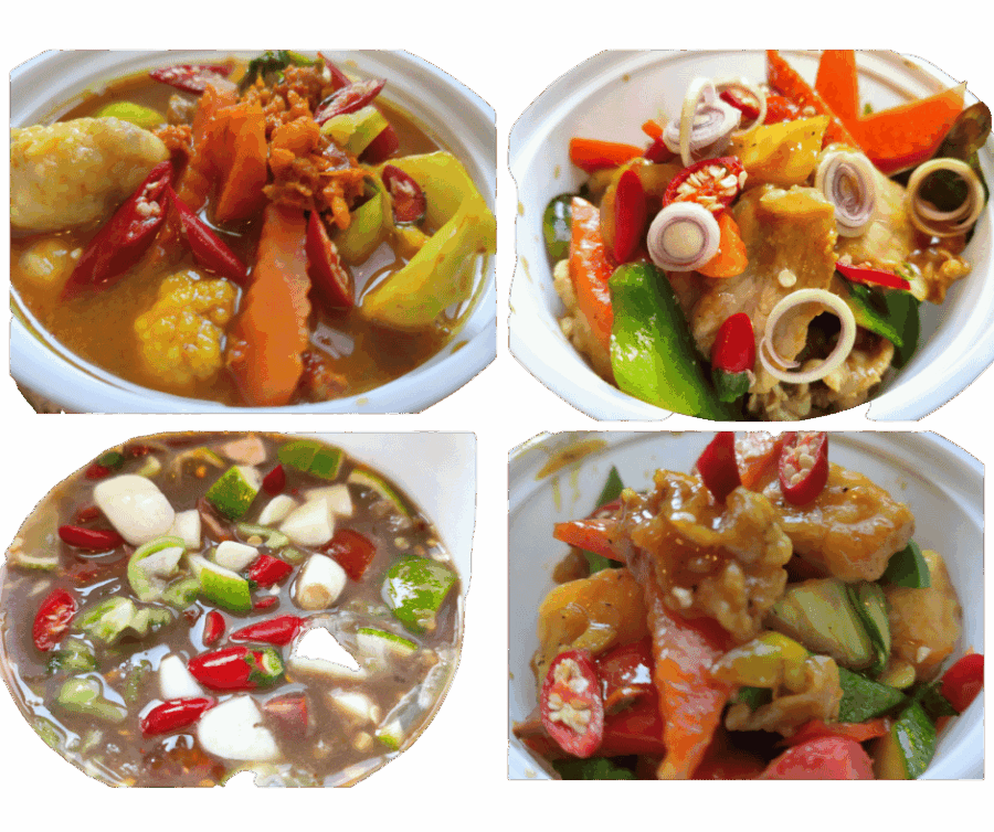 Authentieke Thaise gerechten met verse ingrediënten en rijke smaken, perfect voor liefhebbers van Az.