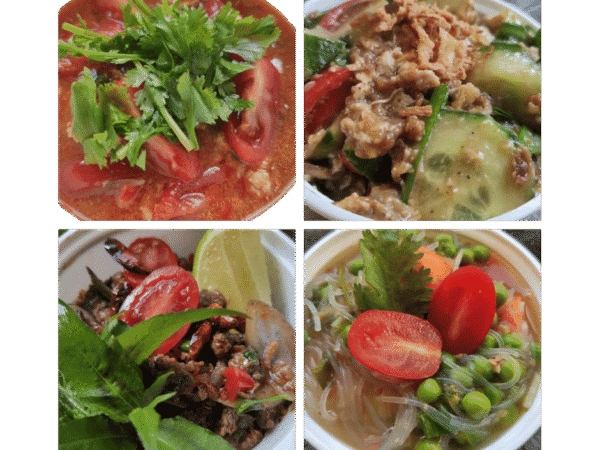 Menuset Noord Thailand